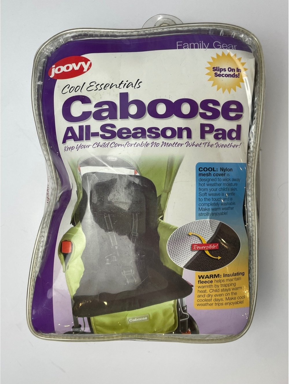 Joovy Caboose All-Season Pad Stroller Accessory Green Style #904 Open Package